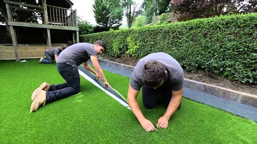 installing artificial grass